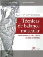 Técnicas de Balance Muscular Daniels y Worthingham