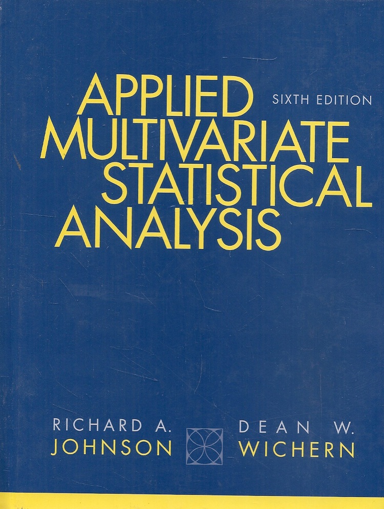 Applied multivariate statistical analysis