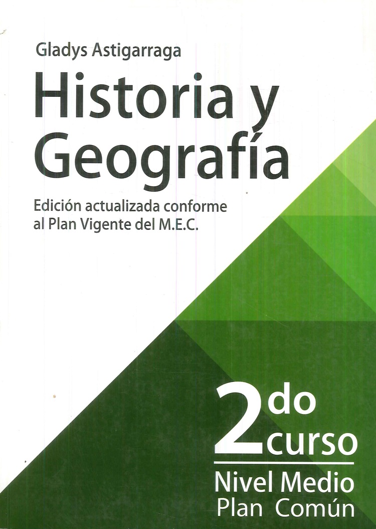 Historia y Geografía 2º Curso Nivel medio Plan común