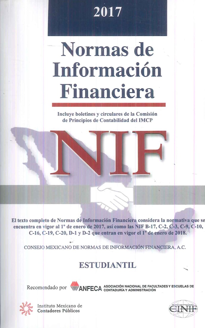 NIF Normas de Información Finaciera 2017 Estudiantil