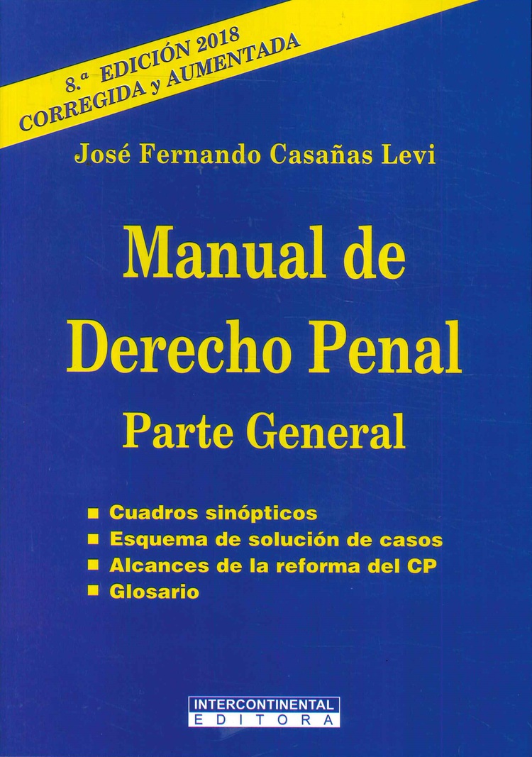 Manual de Derecho Penal Parte general