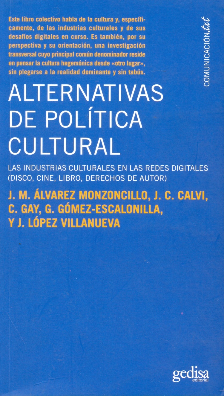 Alternativas a la Politica Cultural