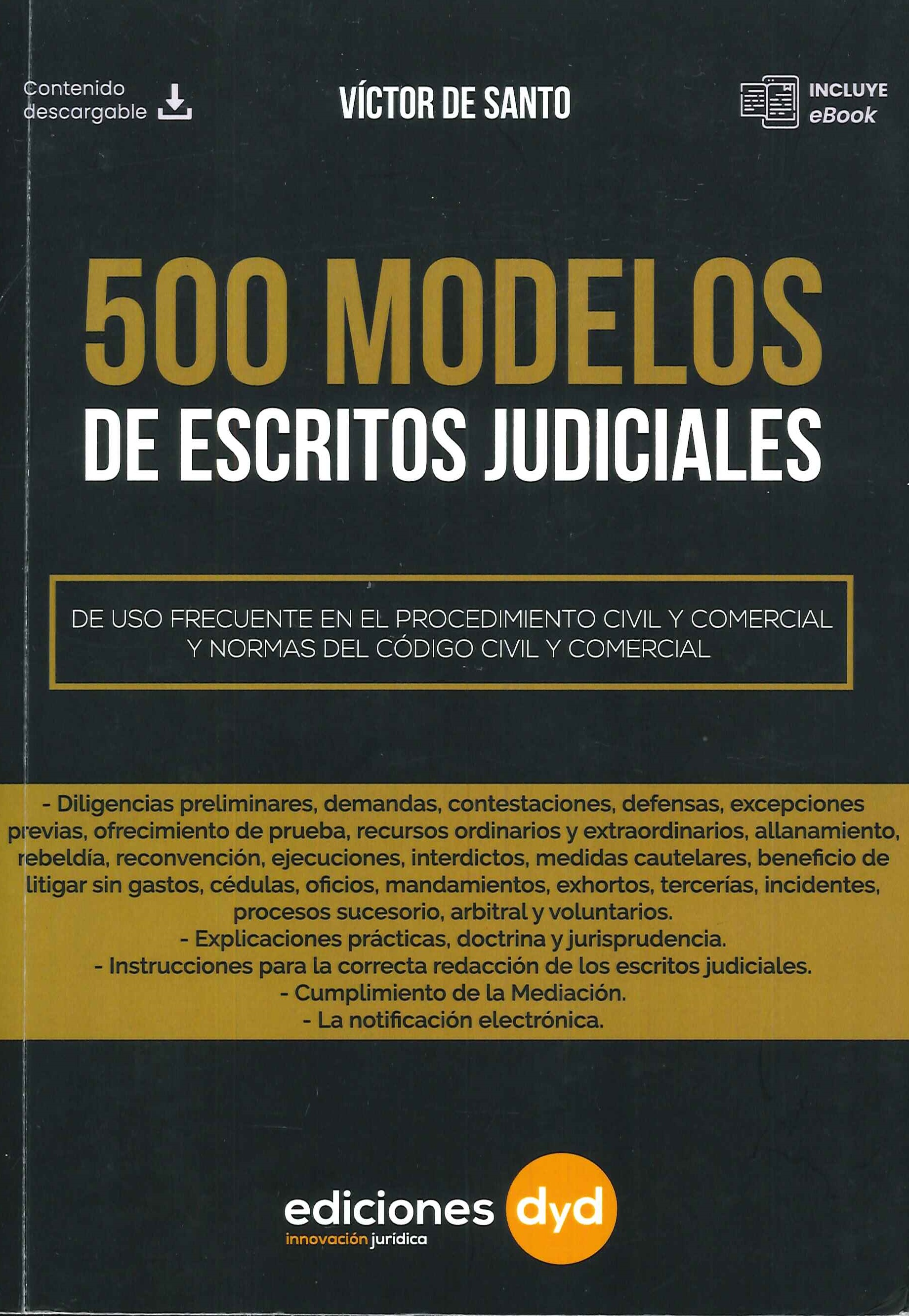 500 Modelos de Escritos Judiciales | Ediciones Técnicas Paraguayas