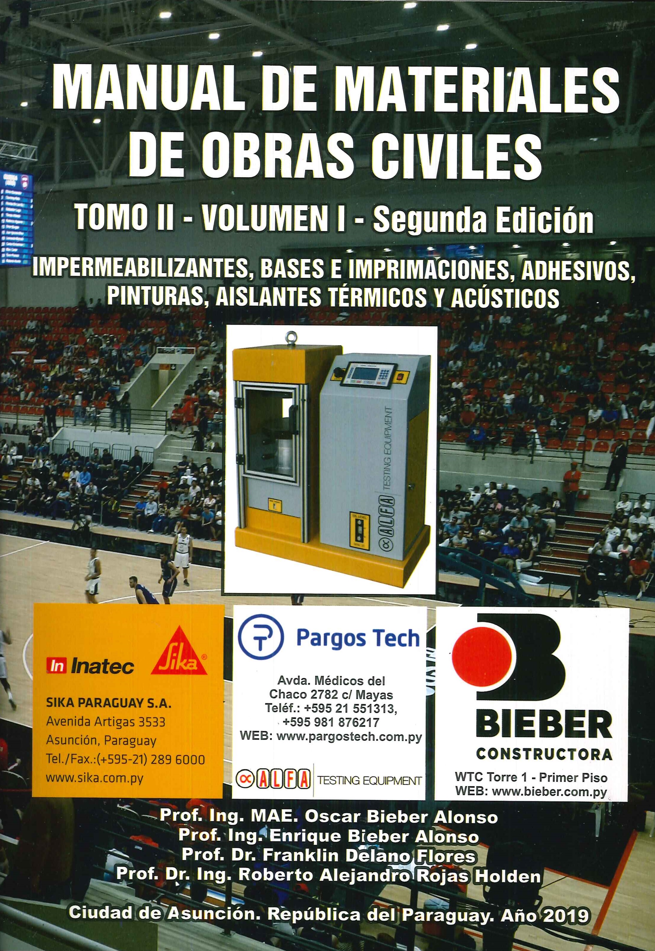 Manual de Materiales de Obras Civiles - Tomo II Volumen I