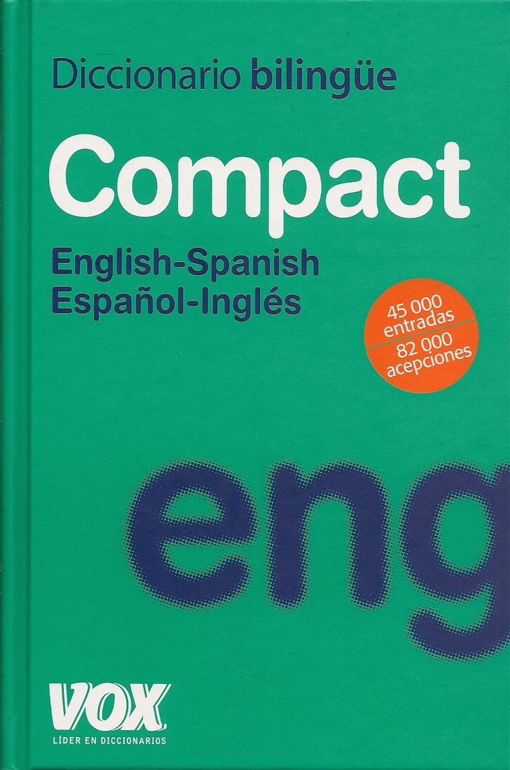 Compact Diccionario bilingue English Spanish Español Ingles