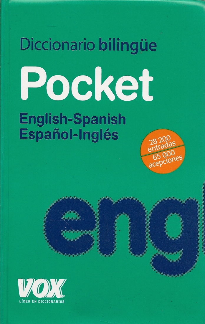 Pocket Diccionario bilingue English spanish español ingles