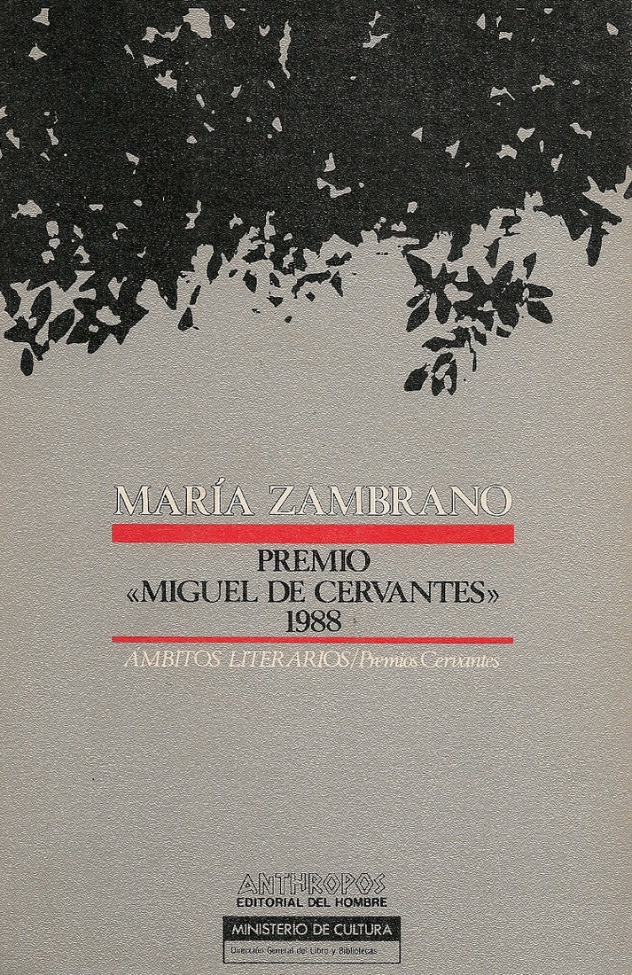 Maria Zambrano Premio Miguel Cervantes 1988