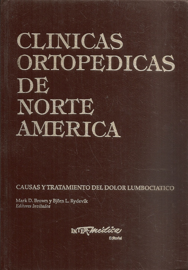 Clinicas ortopedicas de norte america 1993