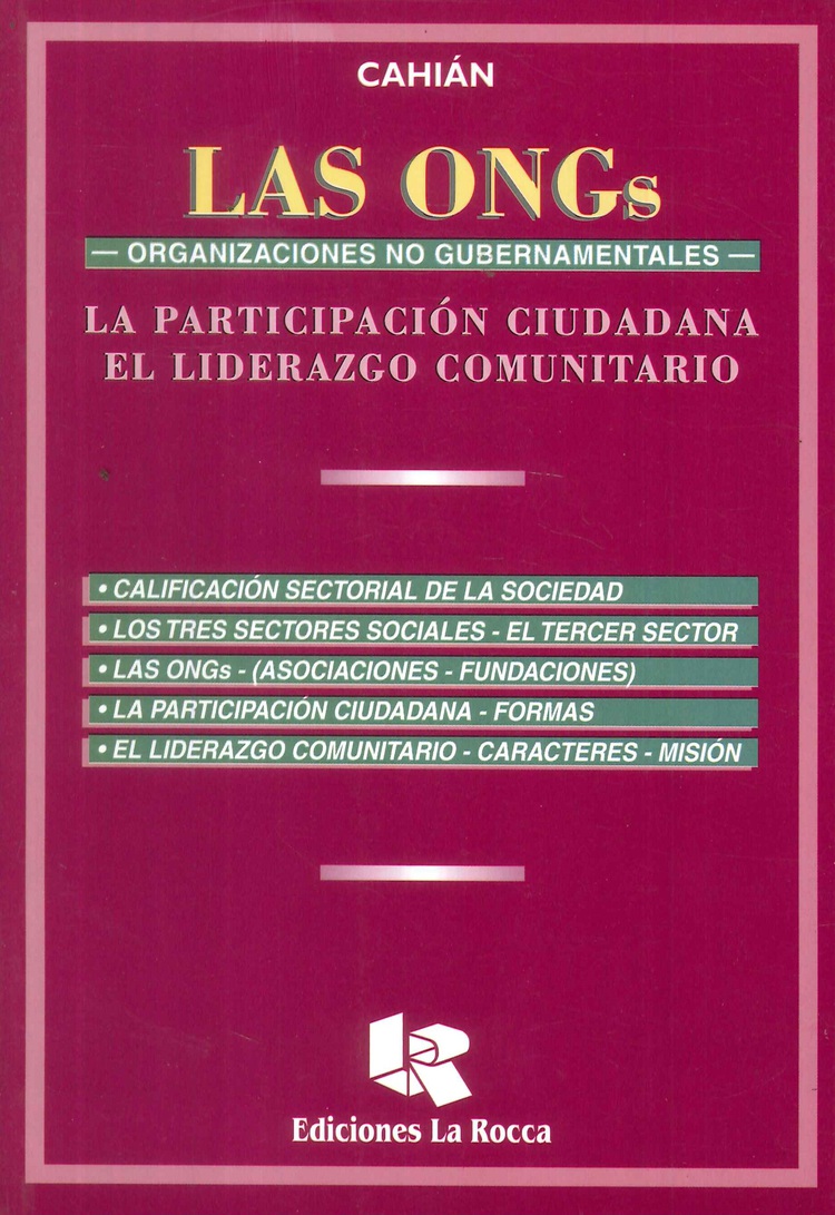 Las ONGs Organizaciones No gubernamentales