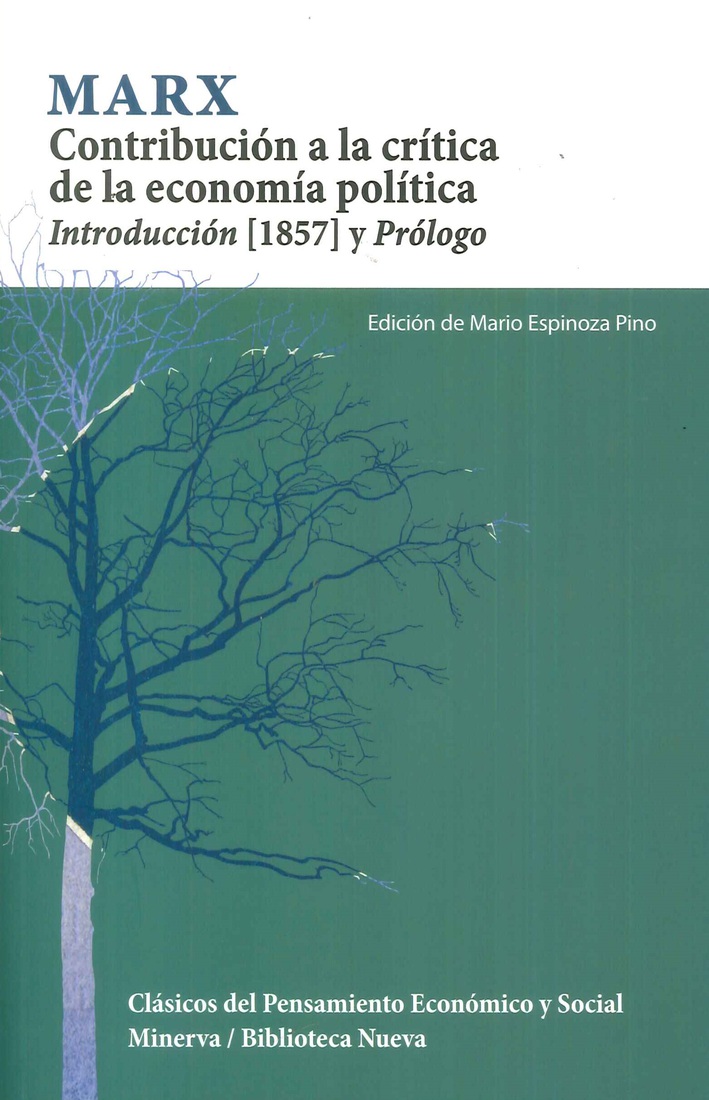 Marx Contribucin a la crtica de la economa poltica