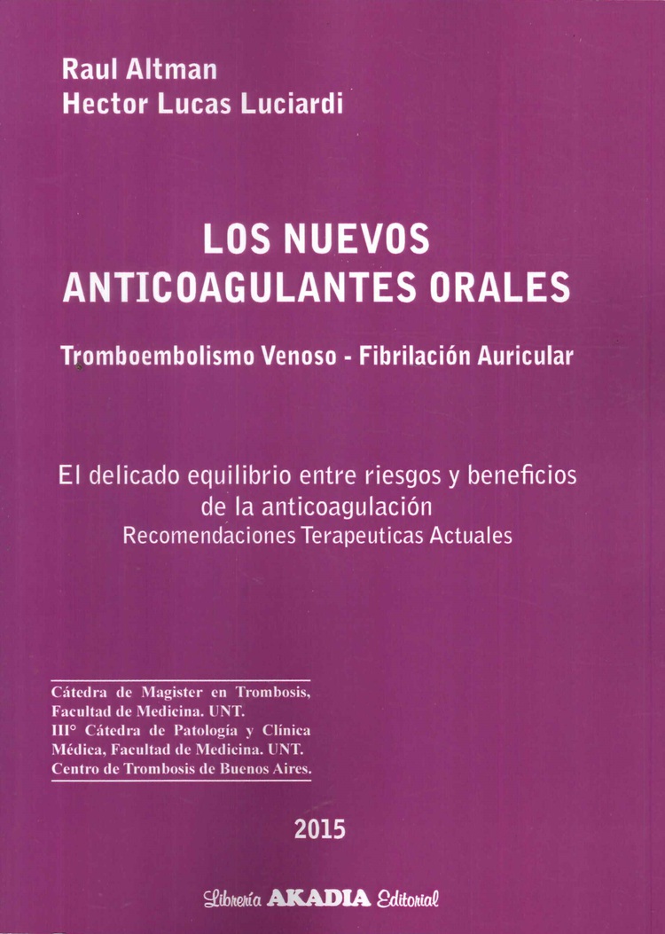 Los nuevos anticoagulantes orales