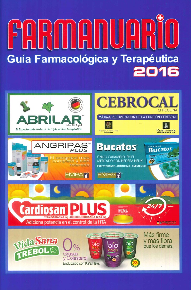 Farmanuario 2016 Gua farmacolgica y teraputica