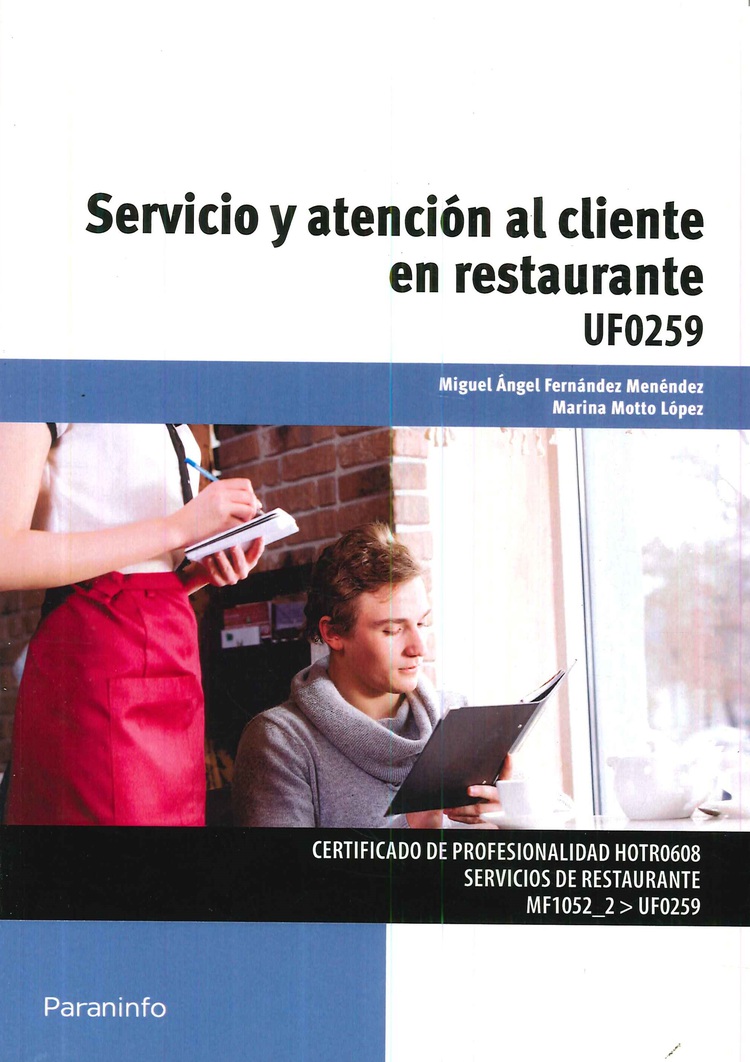 Servicio y atenci�n al cliente en restaurante