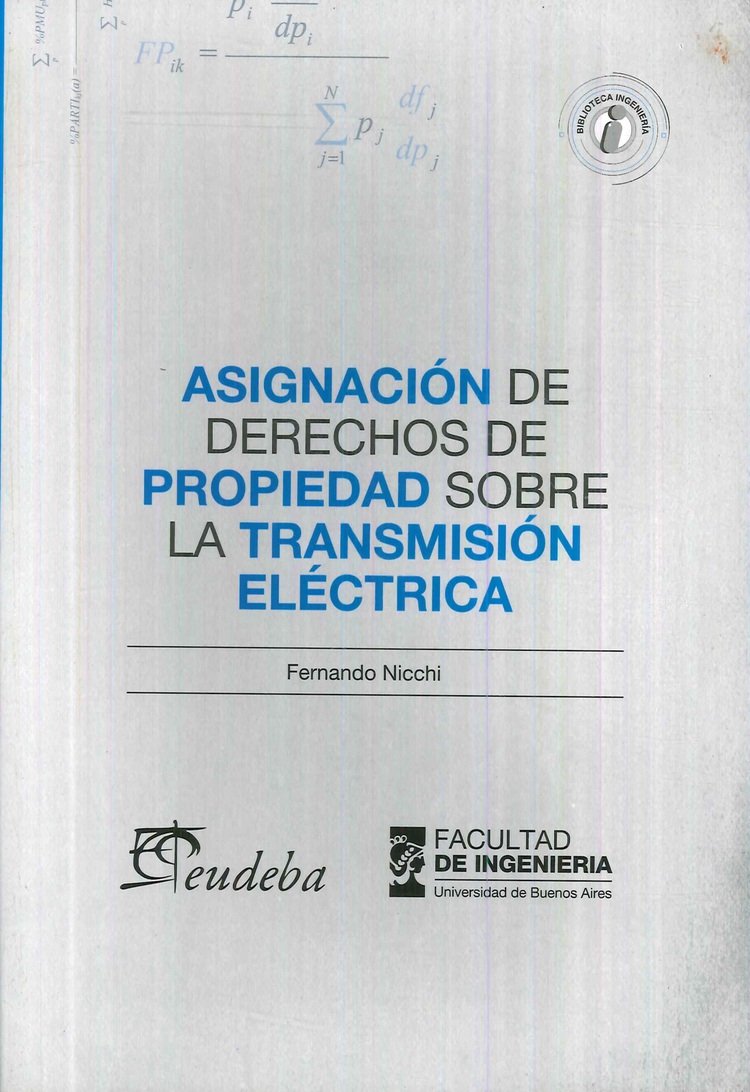 Asignacin de Derechos de Propiedad sobre la Transmisin Elctrica