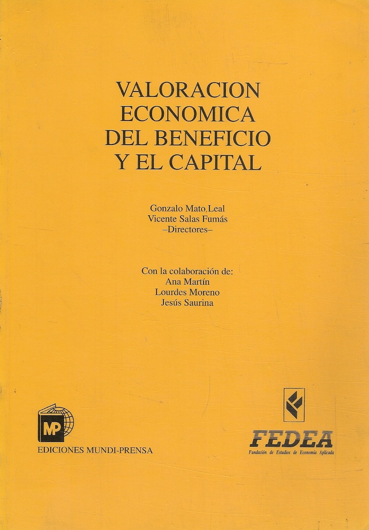 Valoraci�n econ�mica del beneficio y el capital