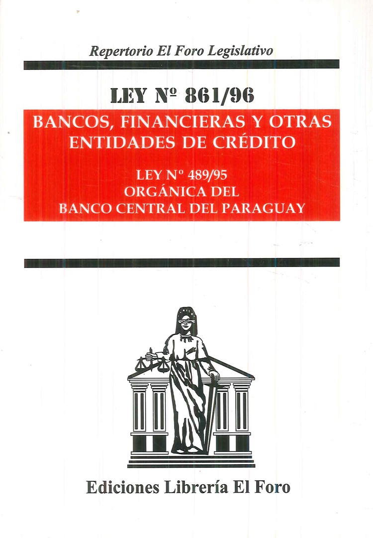 Ley 861/96 Bancos, Financieras y Otras Entidades de Crdito Ley 489/95