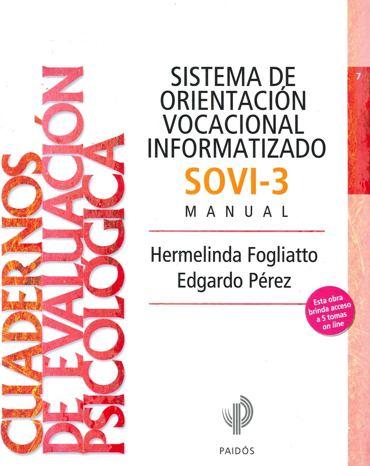 Sistema de Orientaci�n Vocacional Informatizado SOVI-3 Manual
