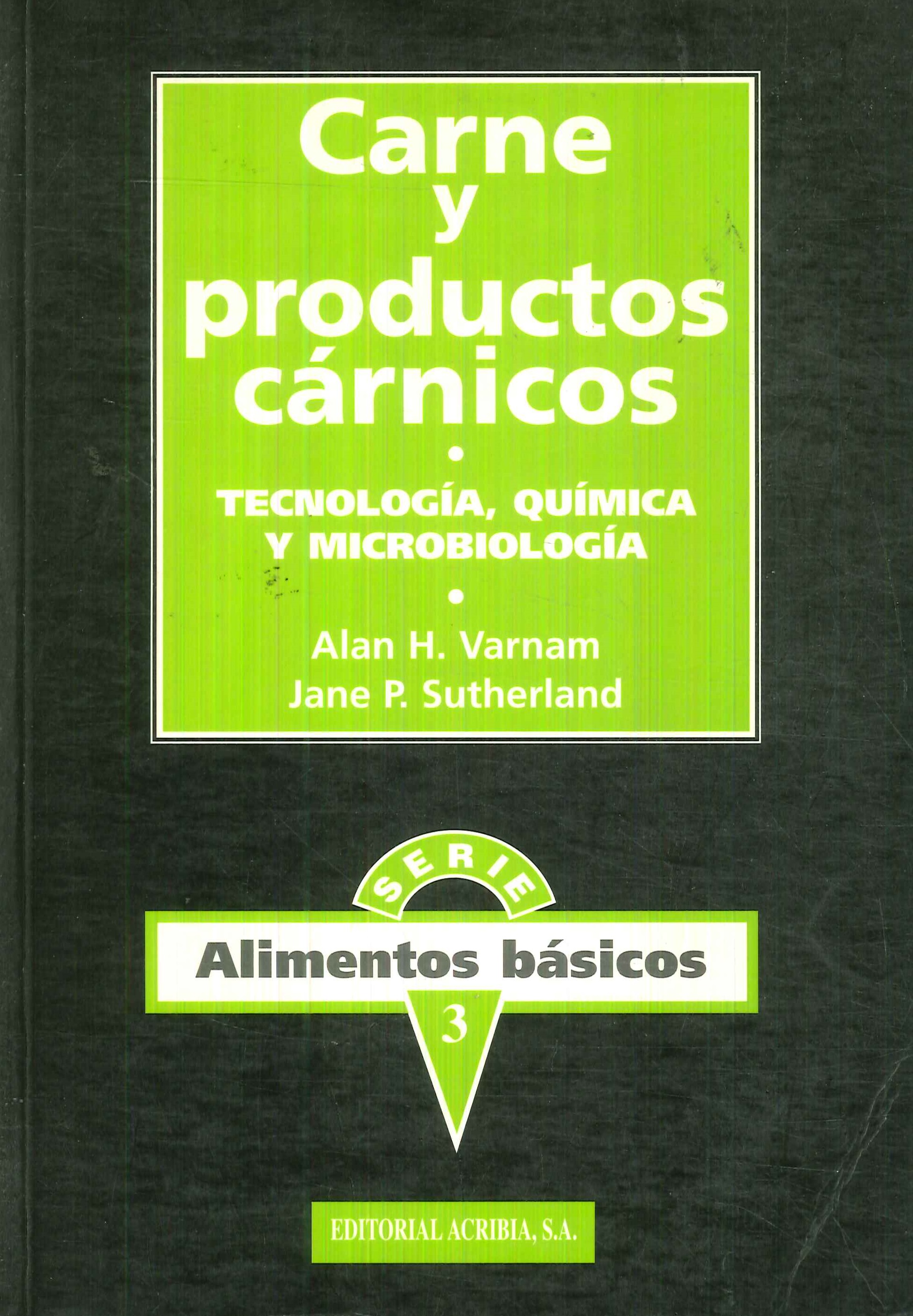 Carne y productos carnicos : tecnologia, quimica y microbiologia