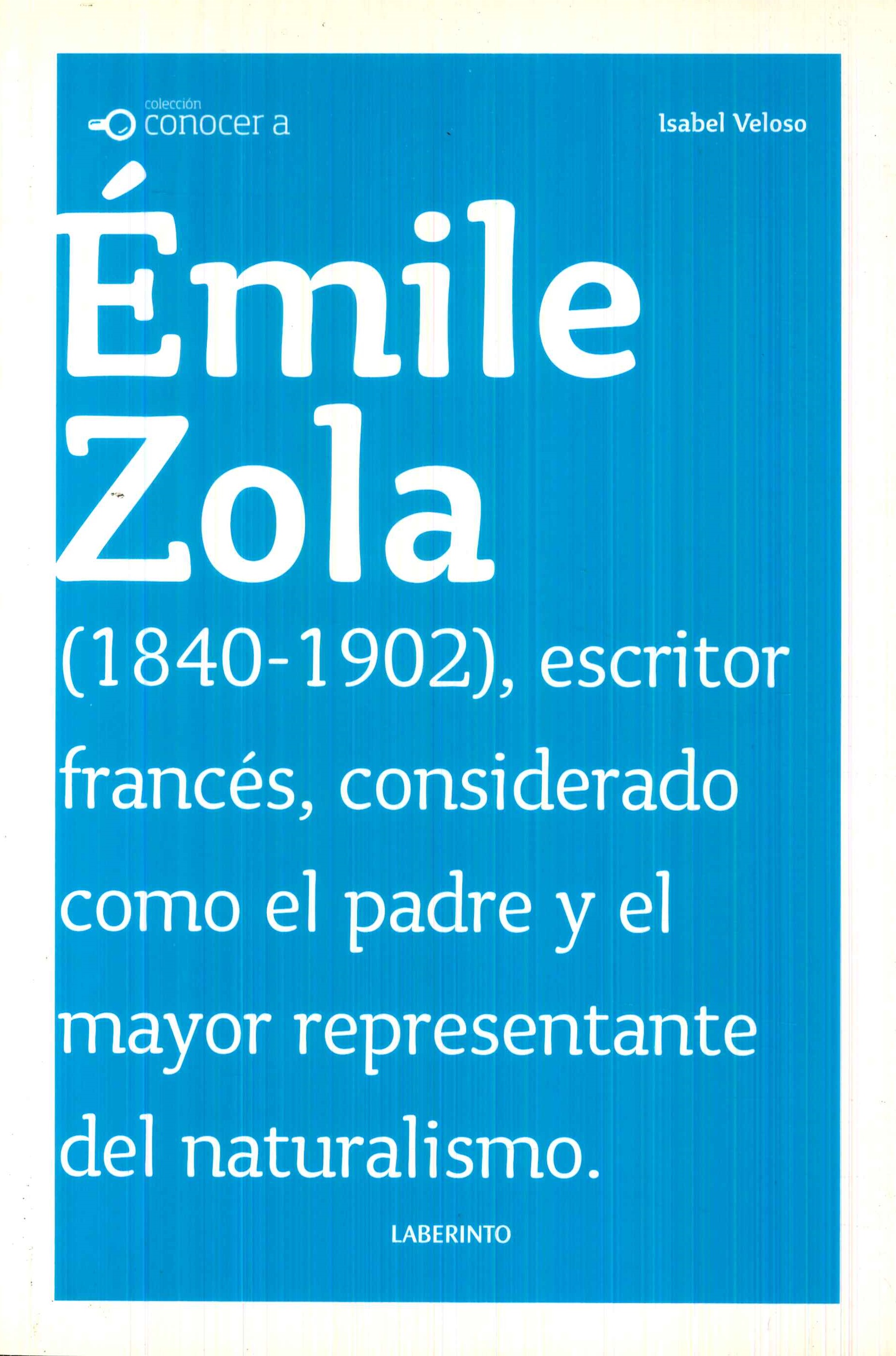 Emile Zola (1840-1902), escritor francs, considerado como el padre y el mayor representante del nat