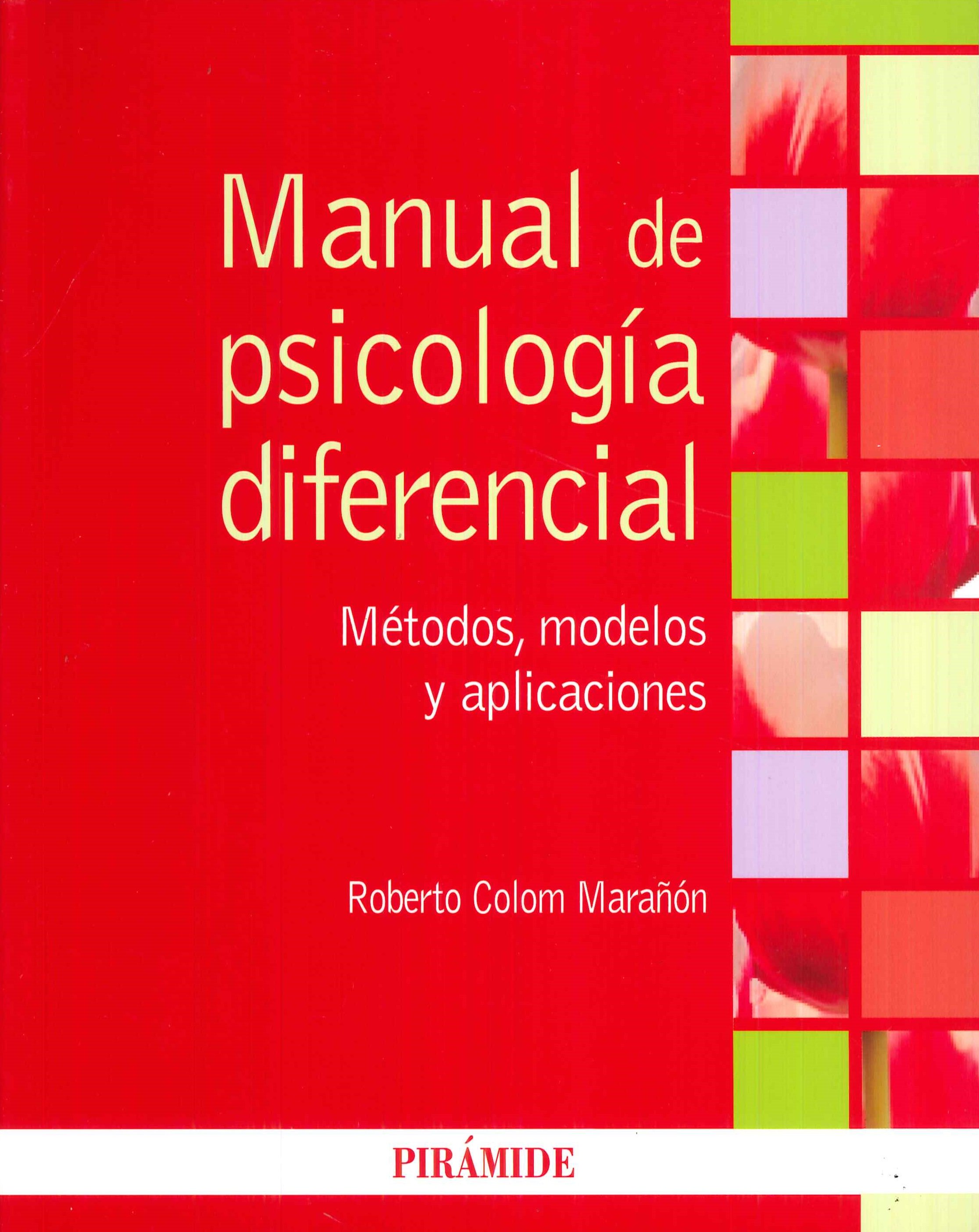 Manual de psicolog�a diferencial.