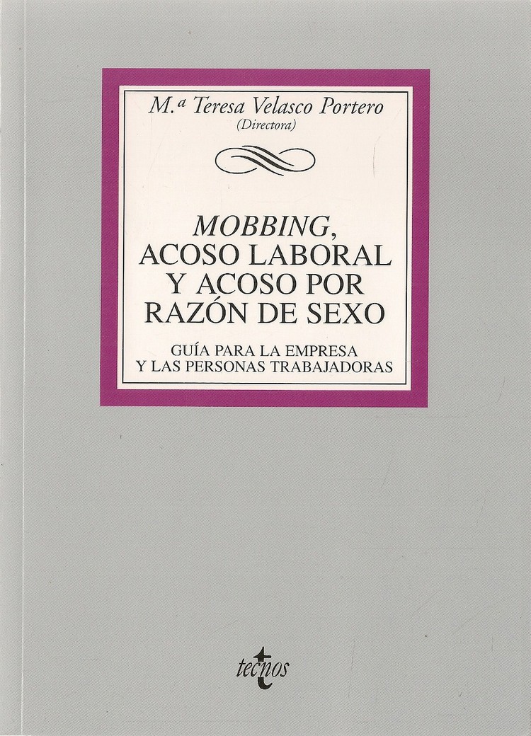Mobbing, acoso laboral y acoso por razon de sexo