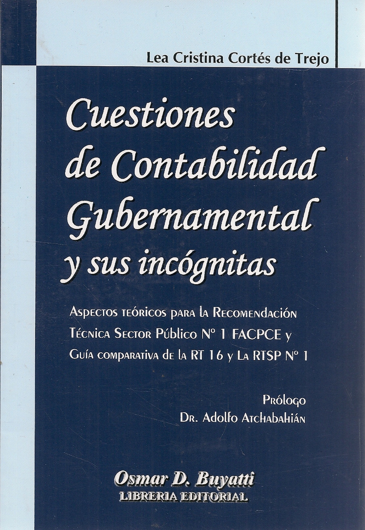 Cuestiones de contabilidad gubernamental y sus incgnitas