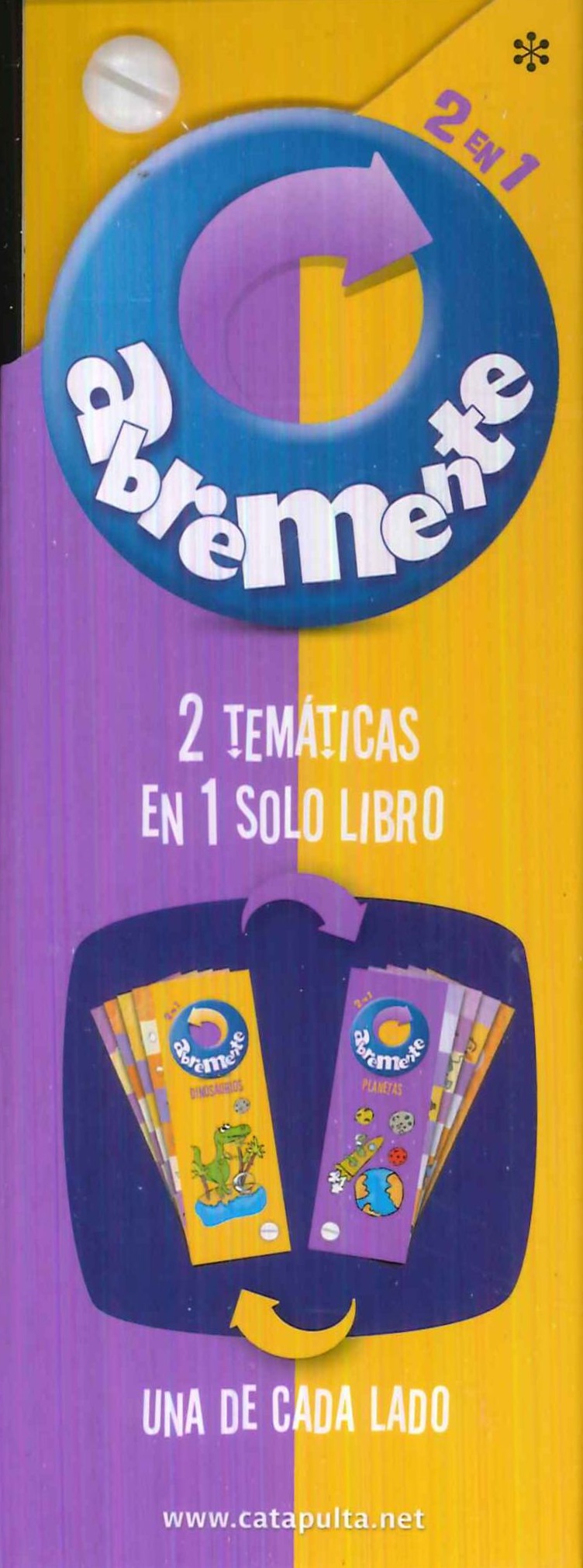 Abremente 2 en 1 Planetas y Dinosaurios