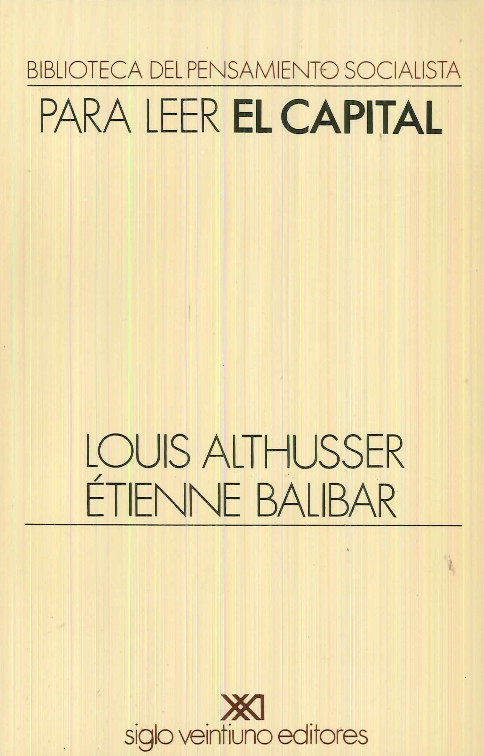 Para leer el  Capital