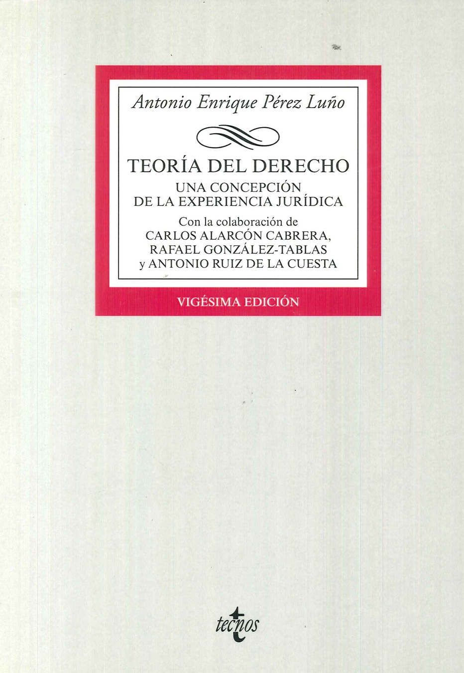 Teora del derecho : una concepcin de la experiencia jurdica