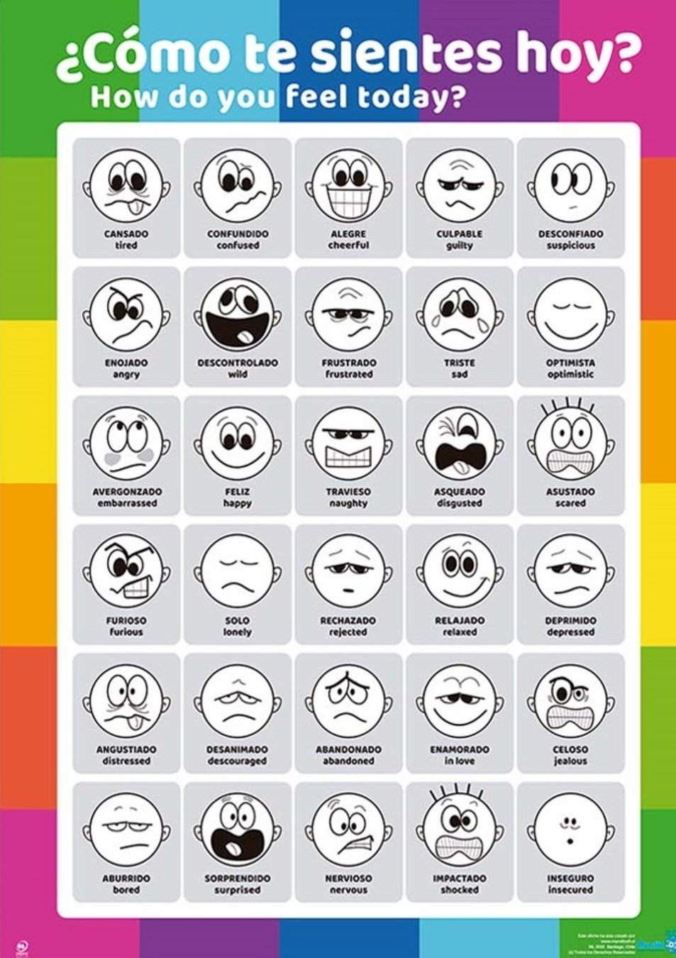 Afiche �C�mo te sientes hoy?