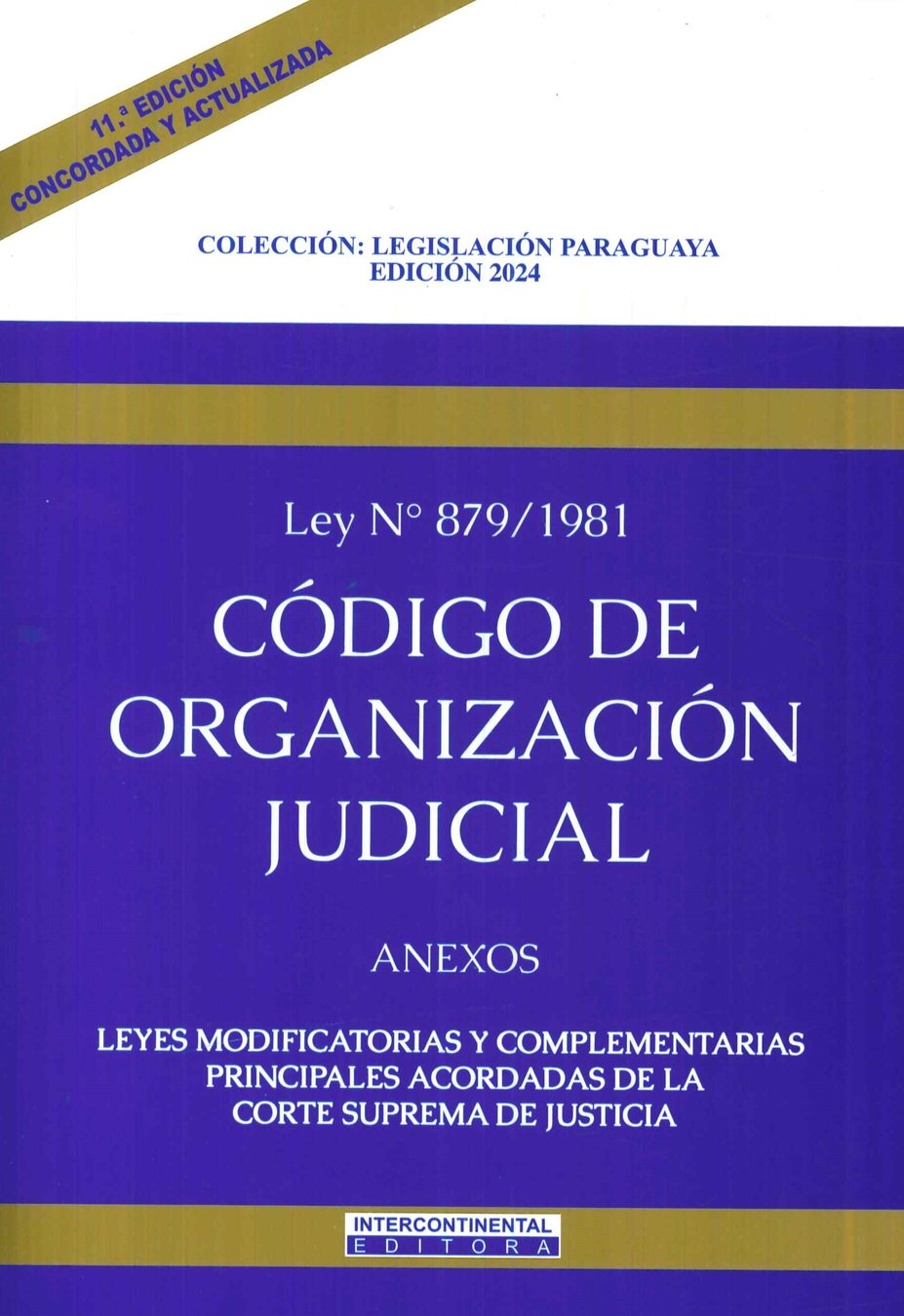 C�digo de Organizaci�n Judicial Ley N� 879/1981