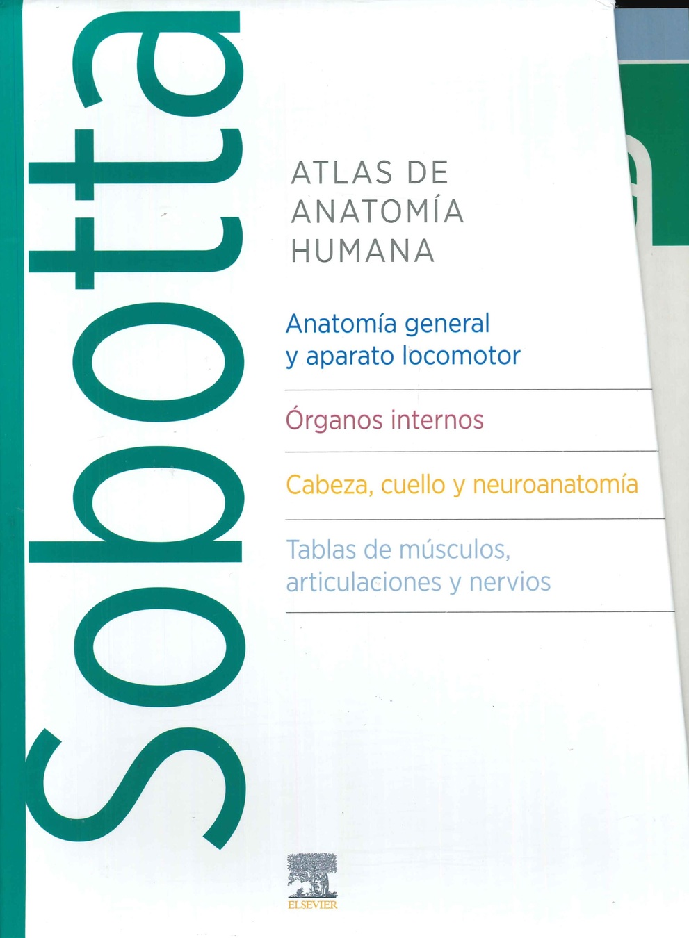 Atlas de Anatoma humana 3 volmenes Tablas SOBOTTA
