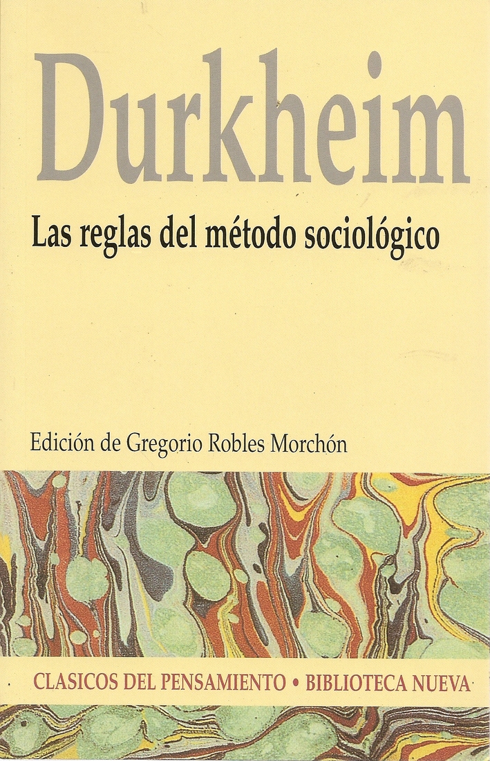 Durkheim Las reglas del mtodo sociolgico