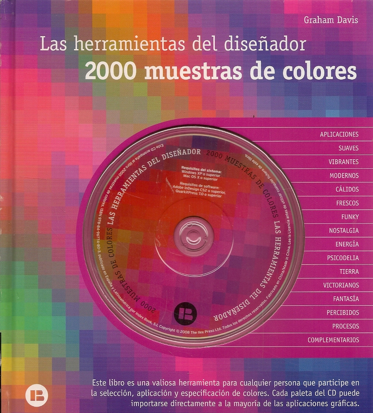 Las herramientas del diseador 2000 muestras de colores CD