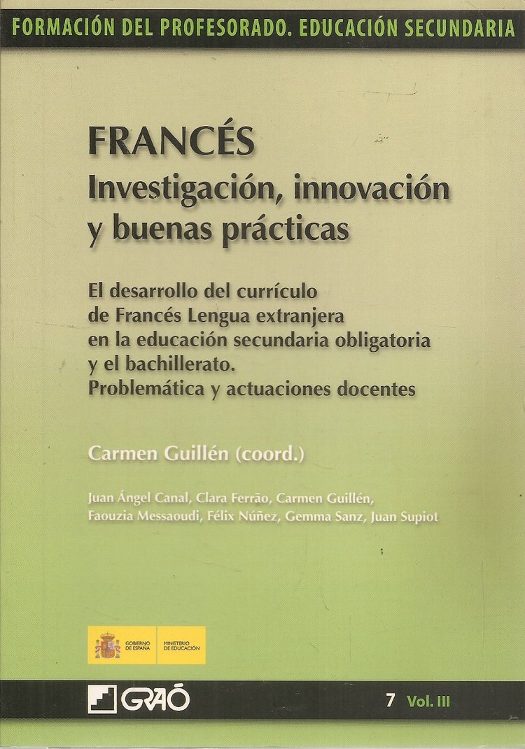 Franc�s Investigaci�n, innovaci�n y buenas pr�cticas