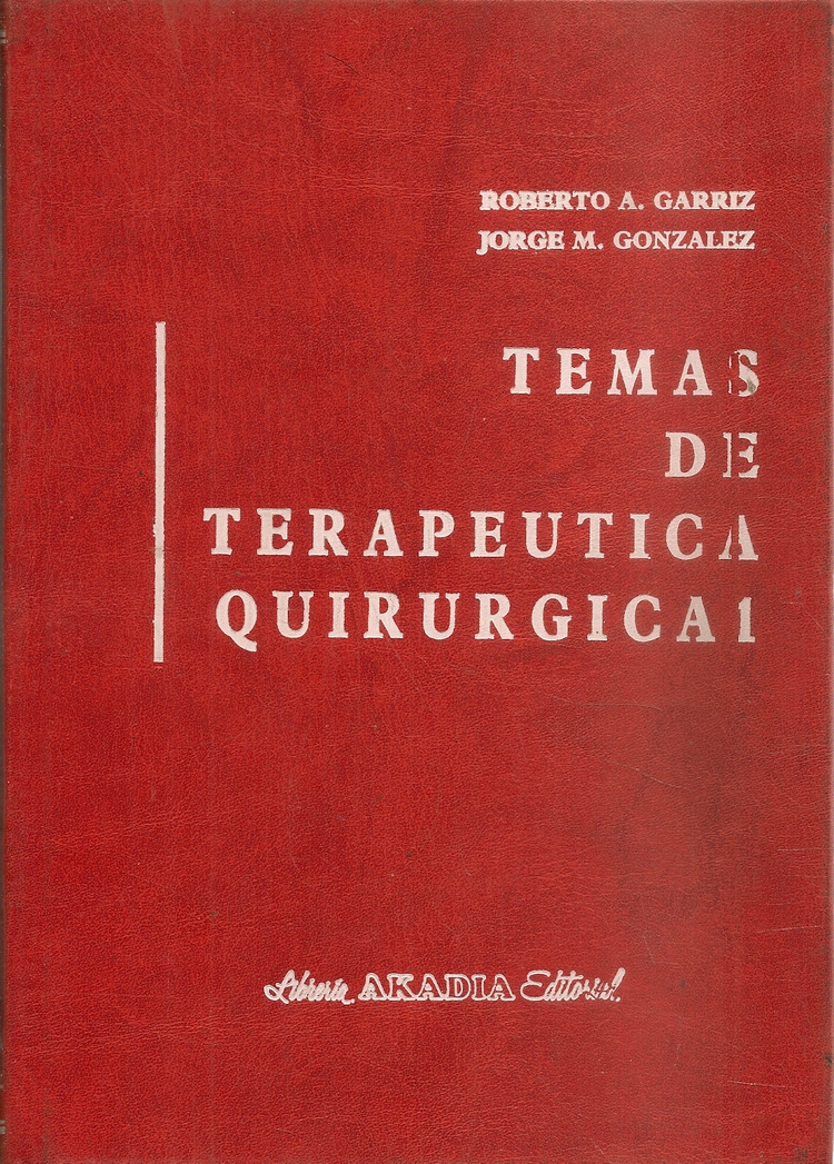 Temas de Terapeutica Quirurgica 1