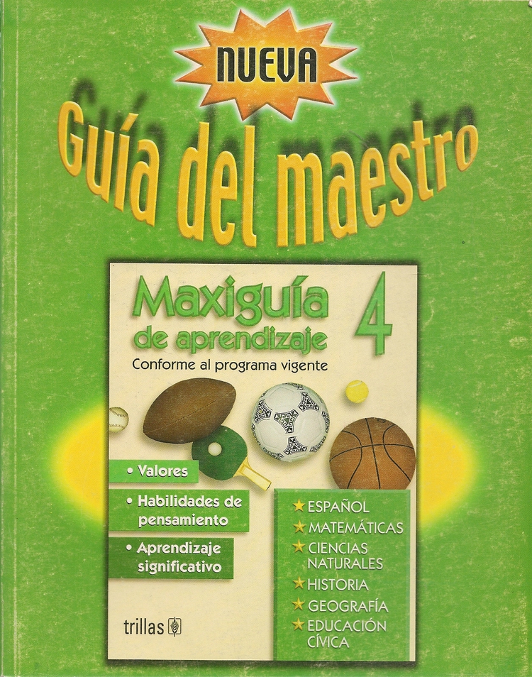 Maxiguia del aprendizaje 4, guia del Maestro