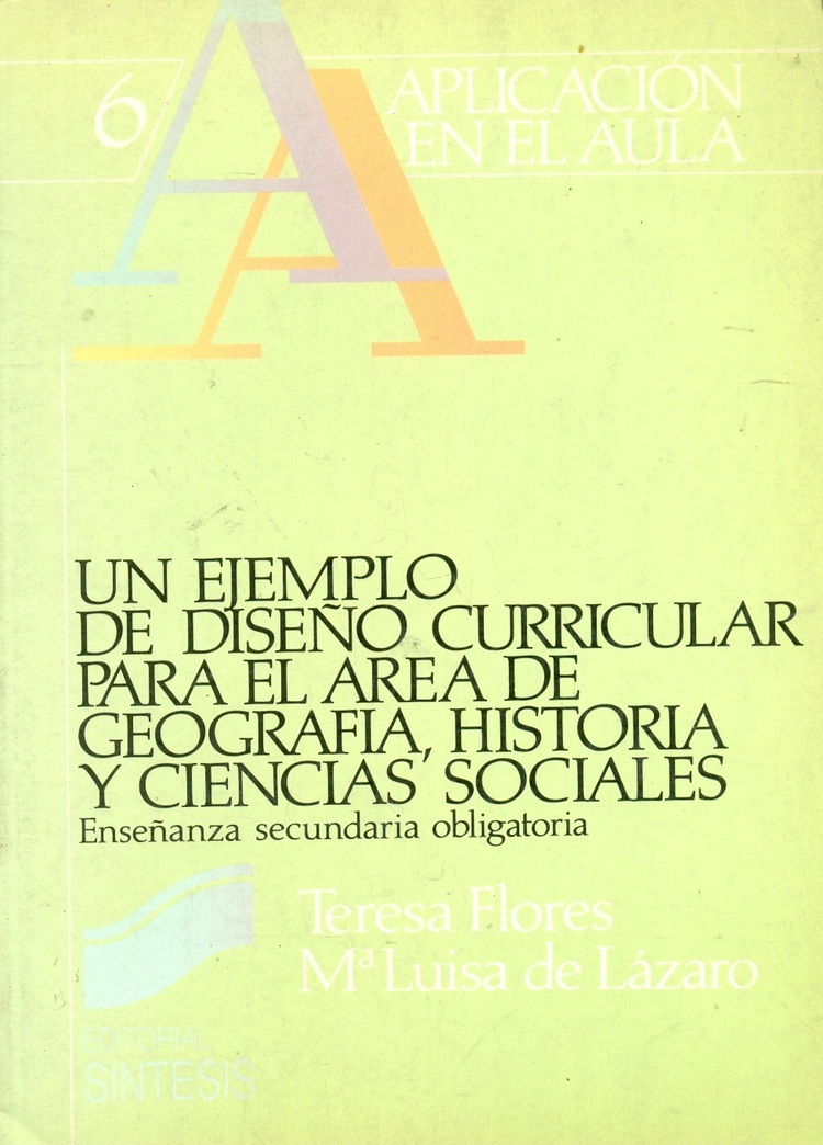Un ejemplo de diseo curricular para el area de geografia, historia y ciencias sociales, ESO