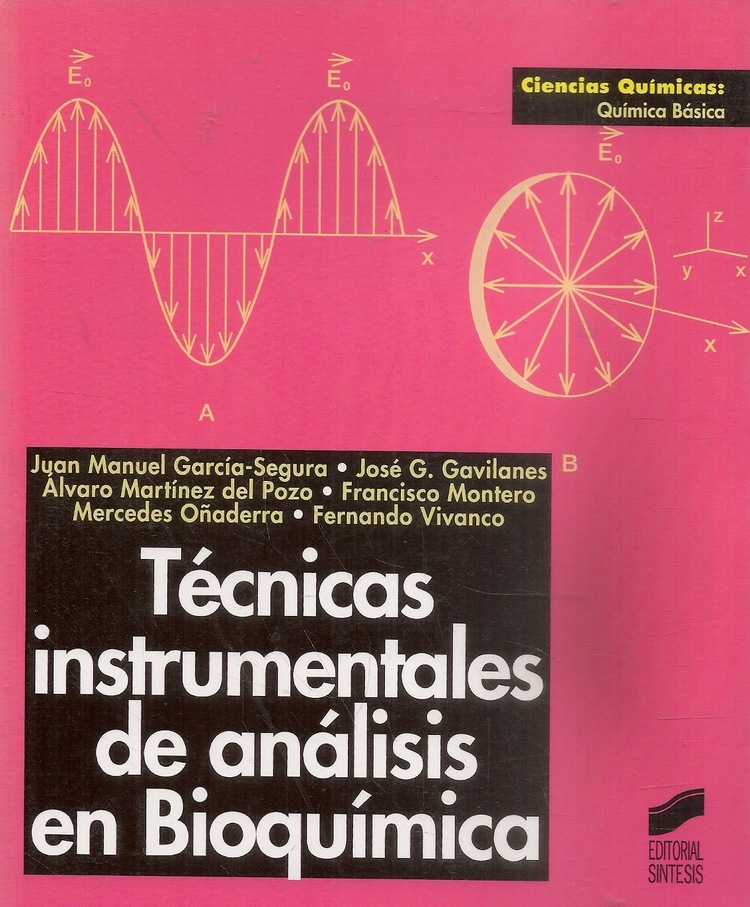 Tecnicas instrumentales de analisis en bioquimica
