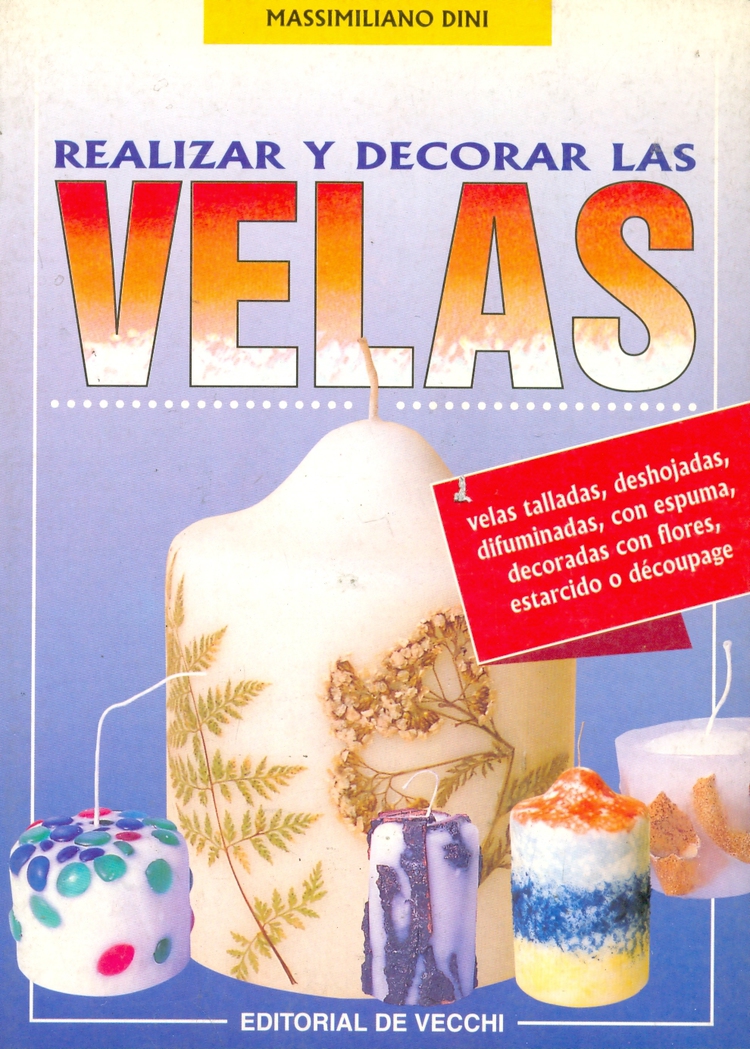 Realizar y decorar las velas