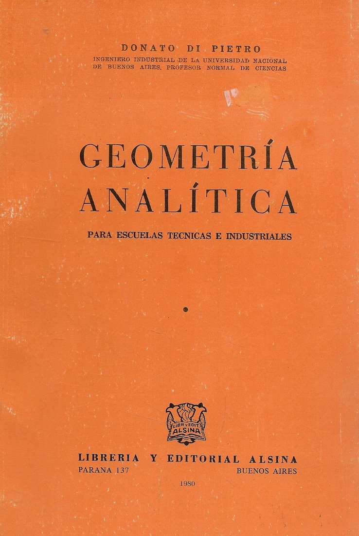 Geometra analtica para escuelas tecnicas e industriales