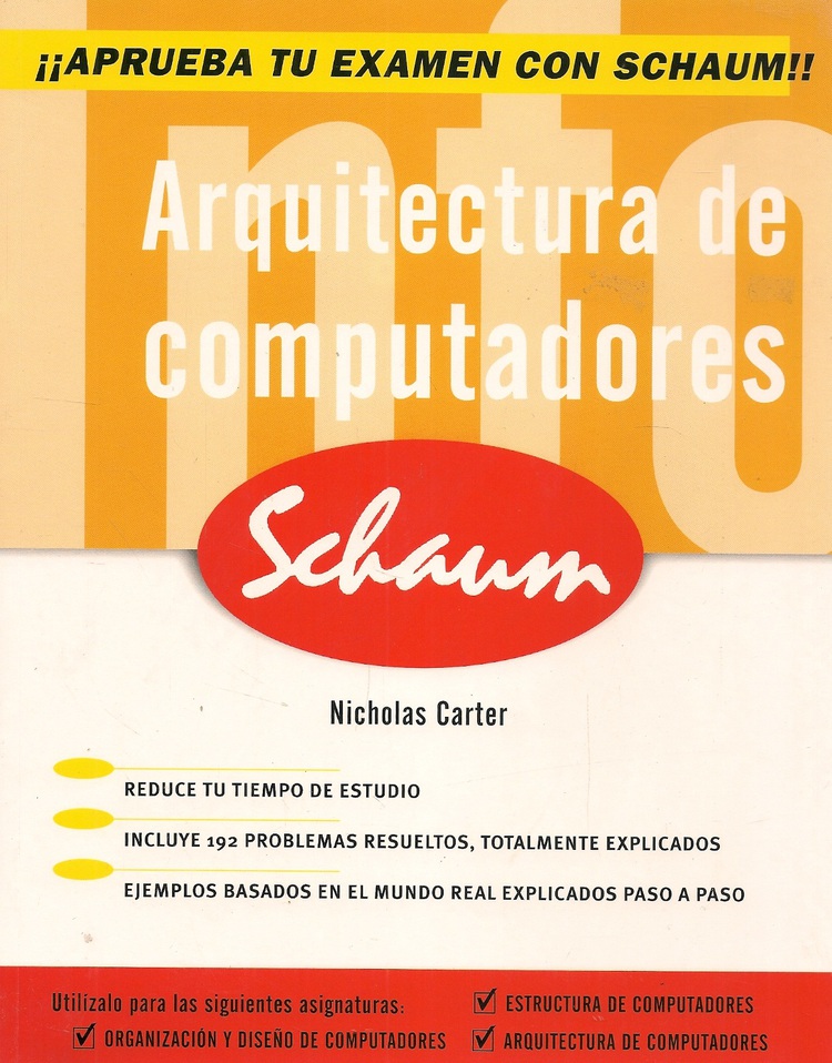 Arquitectura de computadores Serie Schaum