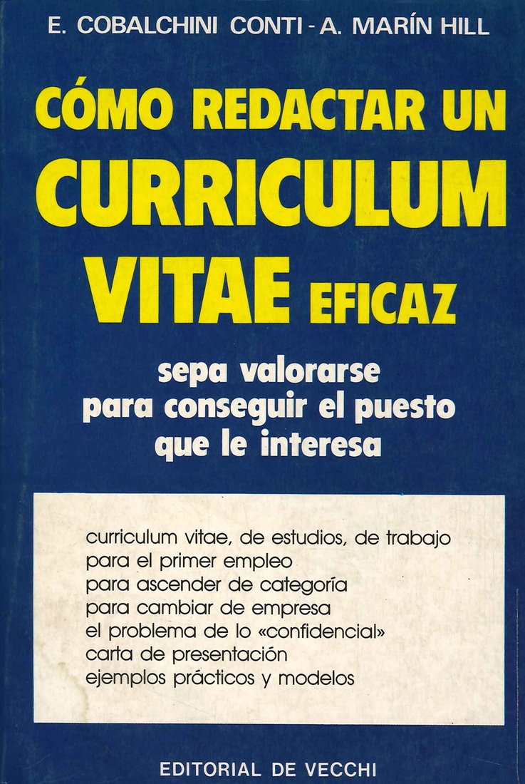 Como redactar un curriculum vitae eficaz