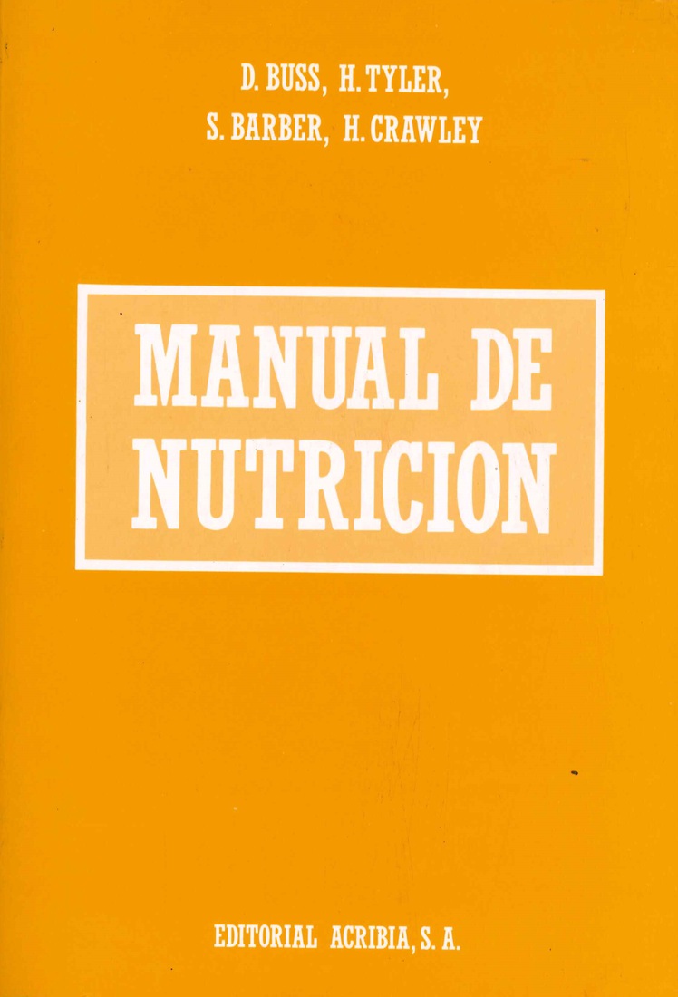 Manual de nutrici�n