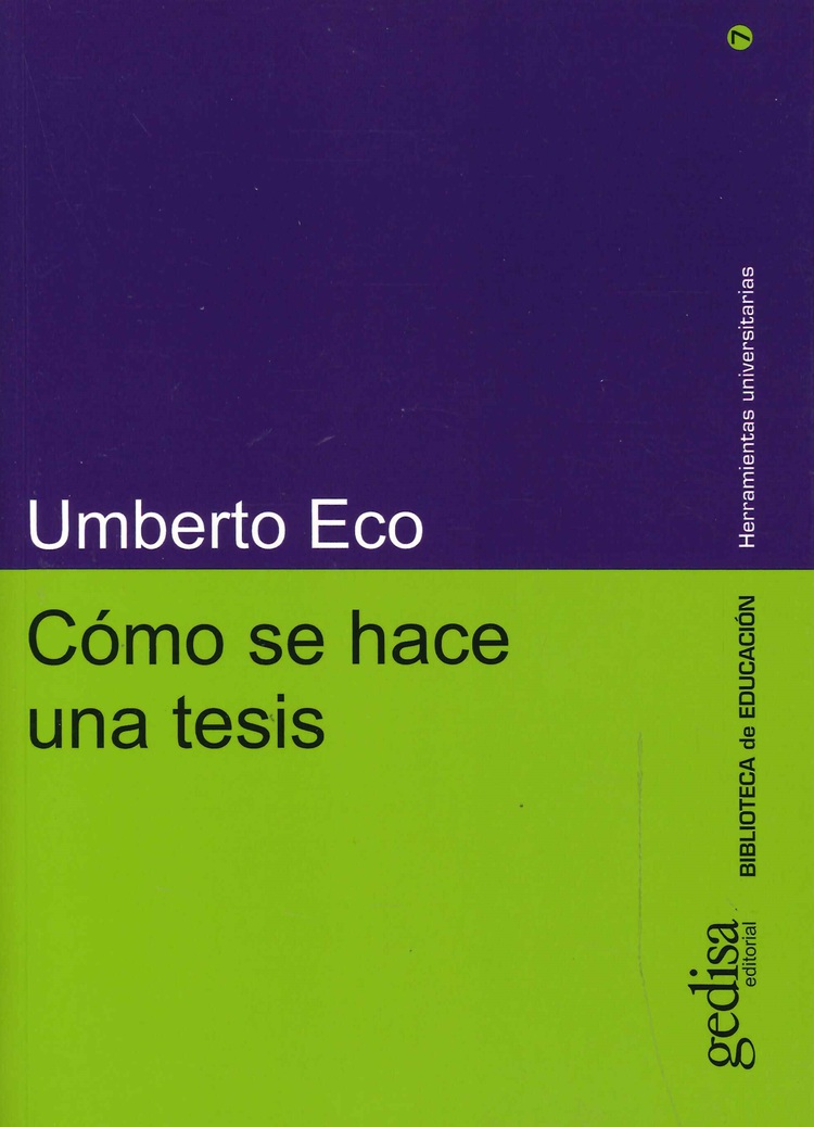 Cmo se hace una tesis