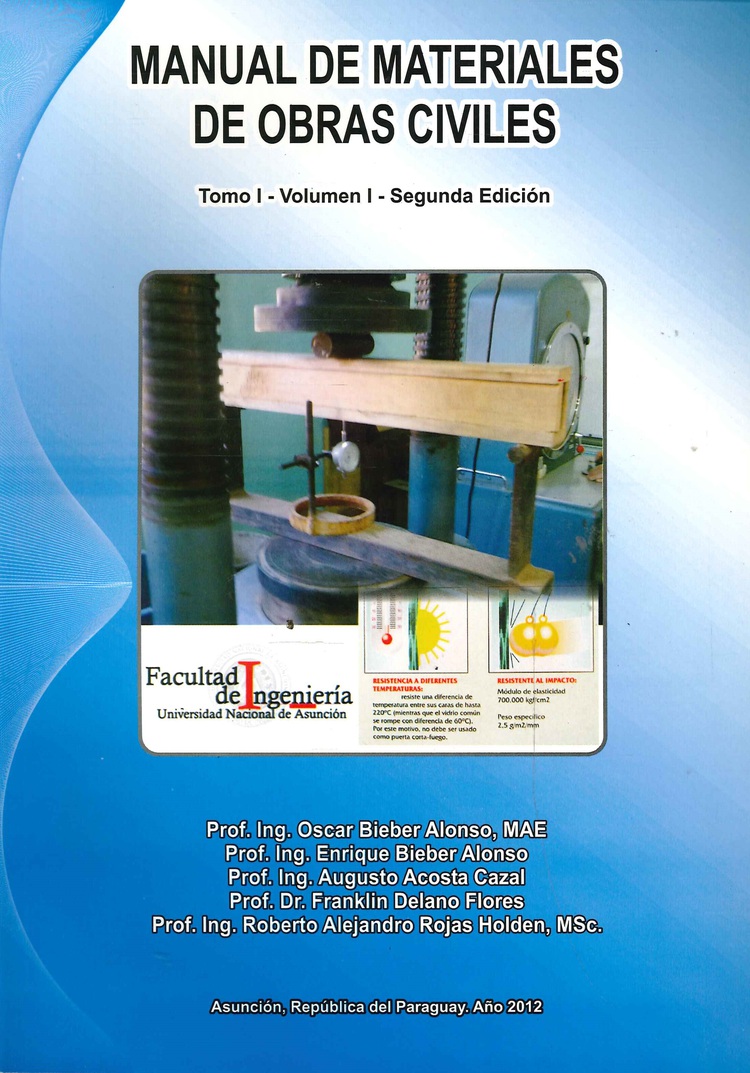 Manual de Materiales de Obras Civiles - Tomo I Volumen I