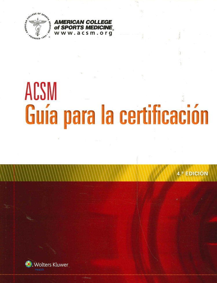 ACSM Gua para la Certificacin
