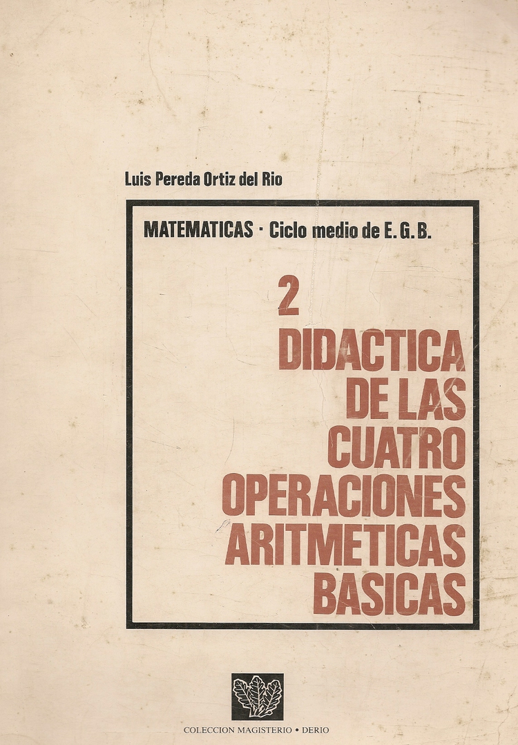 Didactica de las cuatro operaciones aritmeticas basicas