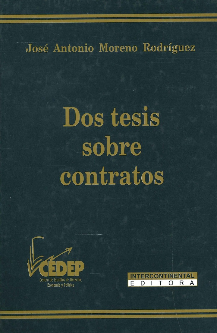 Dos Tesis sobre Contratos